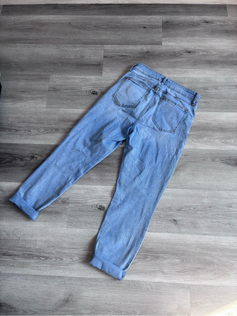 GAP Light Blue Button-Fly Boyfriend Jeans - Picture 3 of 4